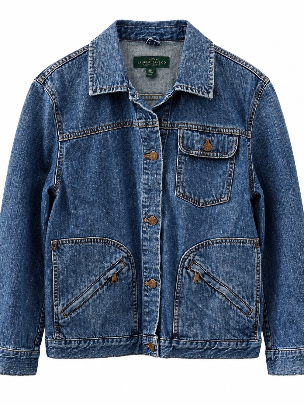 Vintage Ralph Lauren Medium Blue Denim Jacket